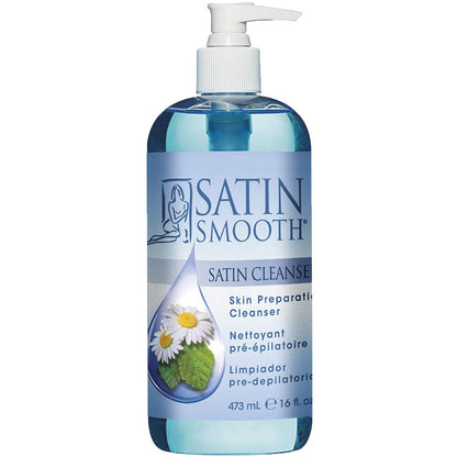Pre Wax Cleanser - Antiseptic Formula for Pre Wax Hair Removal Skin Prep, Deep Cleansing & Irritation-Free Waxing, Afterwax Care, 16 Oz