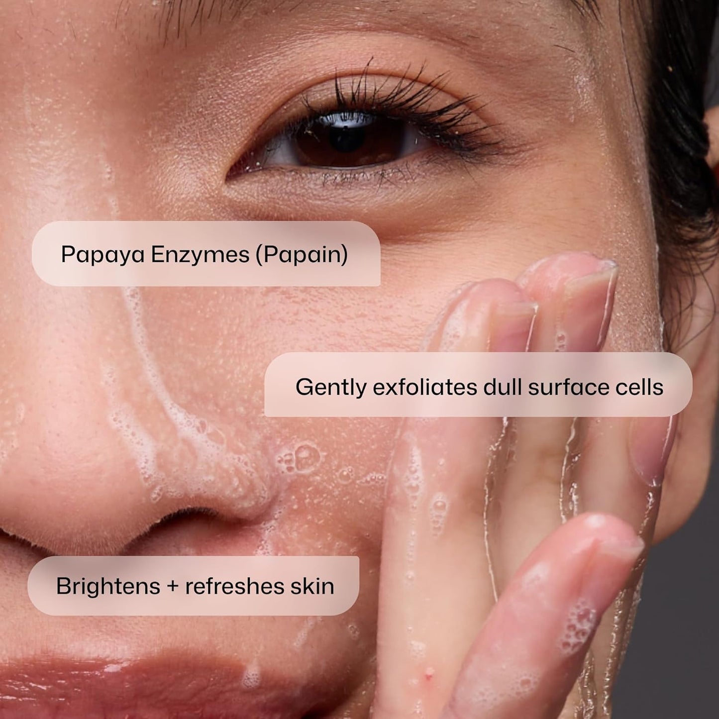 Revision Skincare Papaya Enzyme Cleanser, Energizing Facial Cleanser with Salicylic Acid, Soothing and Exfoliating